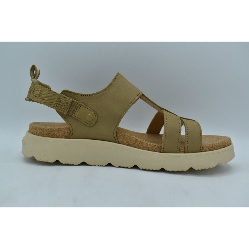 Merrell Fleur Backstrap Women Size 7 Beaver Brown New Leather Strappy Sandals - Picture 9 of 14